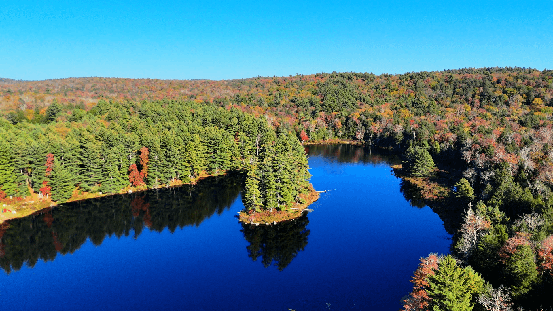 Island at Camp Timber Trails